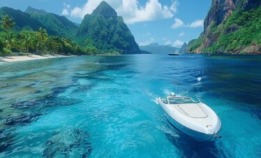 Private Land and Sea Speed Boat Tour to Soufriere